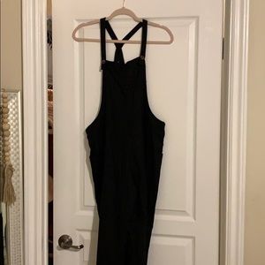 Black overalls